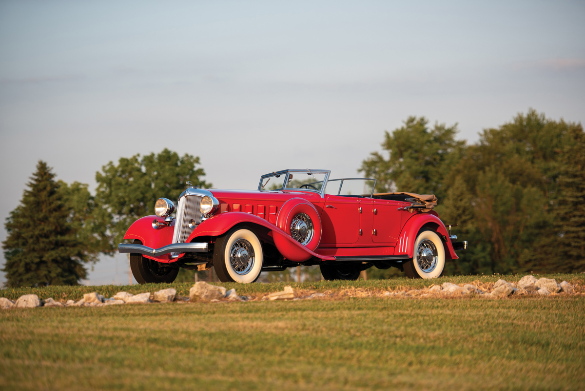 1933 Chrysler CL Imperial Dual-Windshield Phaeton by LeBaron offered at RM Auctions’ Auburn Fall live auction 2019